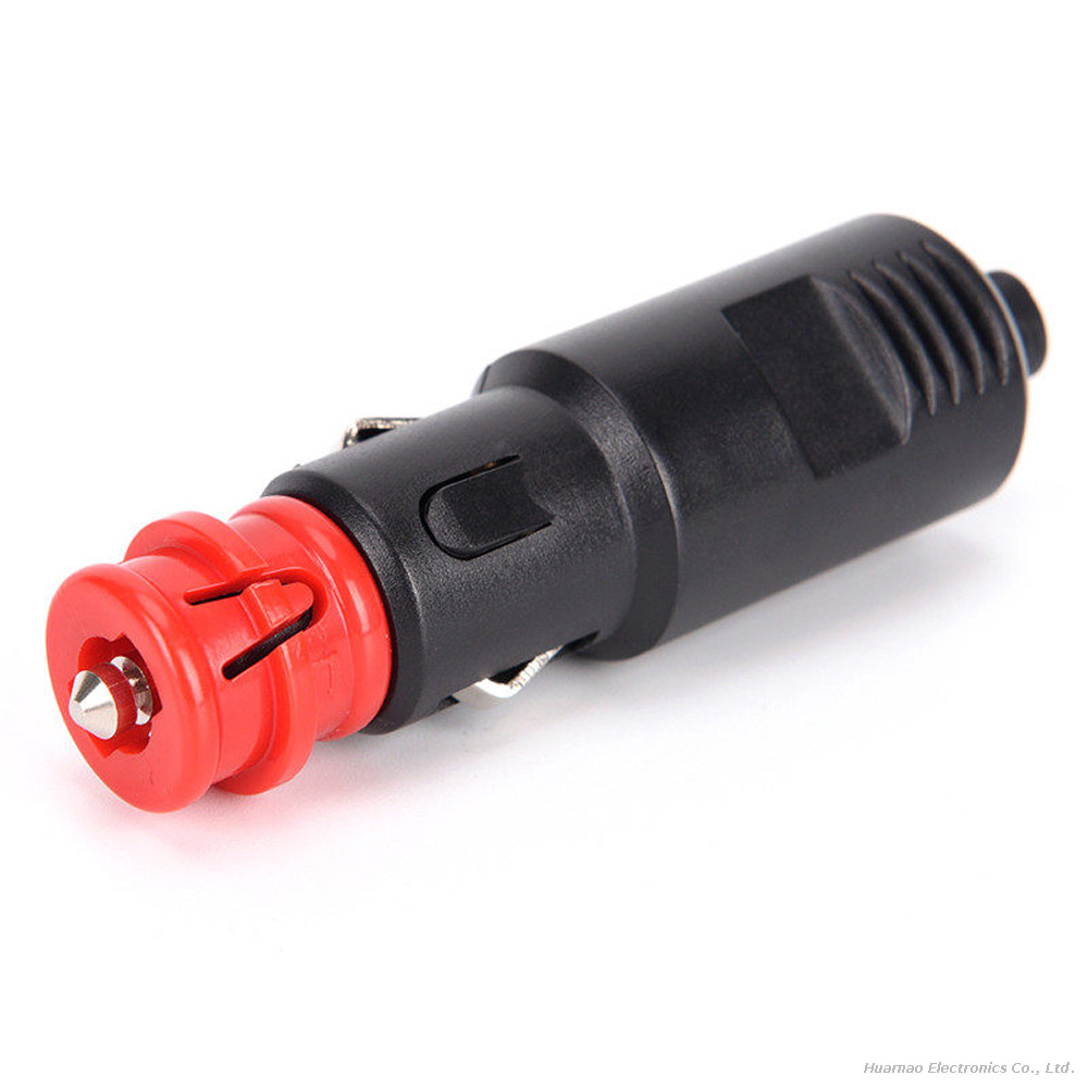 DC 12V 24V Auto Cigarette Lighter Plug 8A Converter Plug Power Extension Connector for Small Power Electrical