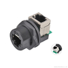 CAT6 Plug To EP RJ45 Female Back Mount Receptacle Cable for Ethernet Network Connector