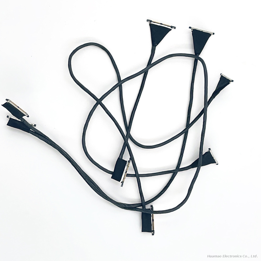 DF56-26P 0.3mm Pitch Ultra Thin Coaxial Cable UAV HD Camera Screen Connection Wire Harness