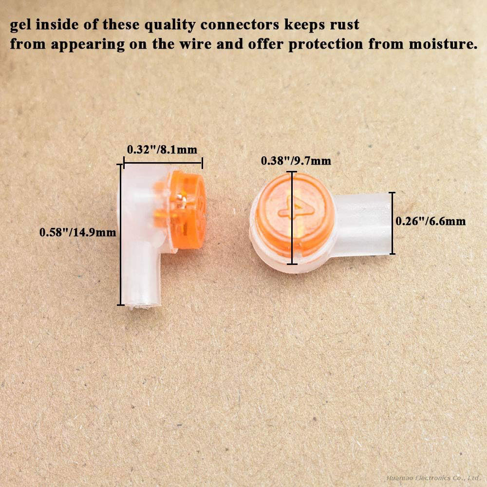 UY2 Double-knife Terminal Transparent Wire Connector for Internet Phone Cable