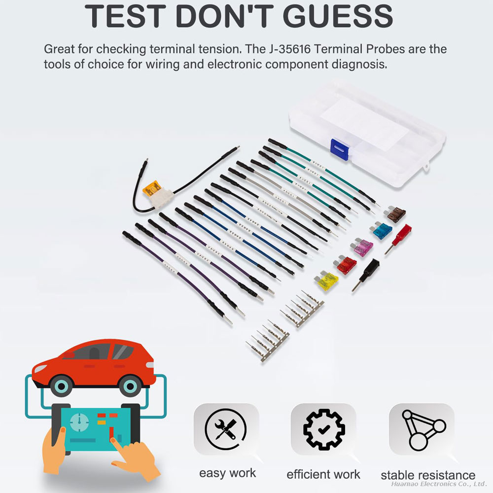Yoursme J-35616, TP-300-A Terminal Probe Test Kit for GM Vehicles- An Affordable Alternative for EL-35616-300-A, 35616, J-35616 (Set of 26 with Box)