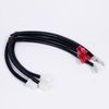 2.8mm Double Row 4P Connector And Spring Terminal Wire with Protective Silicone Tube Cover