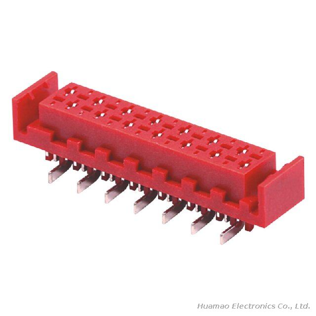 TE Red Micro-MaTch Connector 1.27mm Pitch Crimp IDC Connector