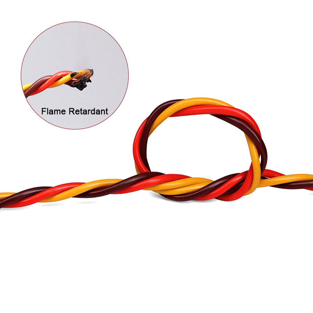Servo Extension Cable Signal Control PVC Twisted Wire 306090 Cores for Drone (4)