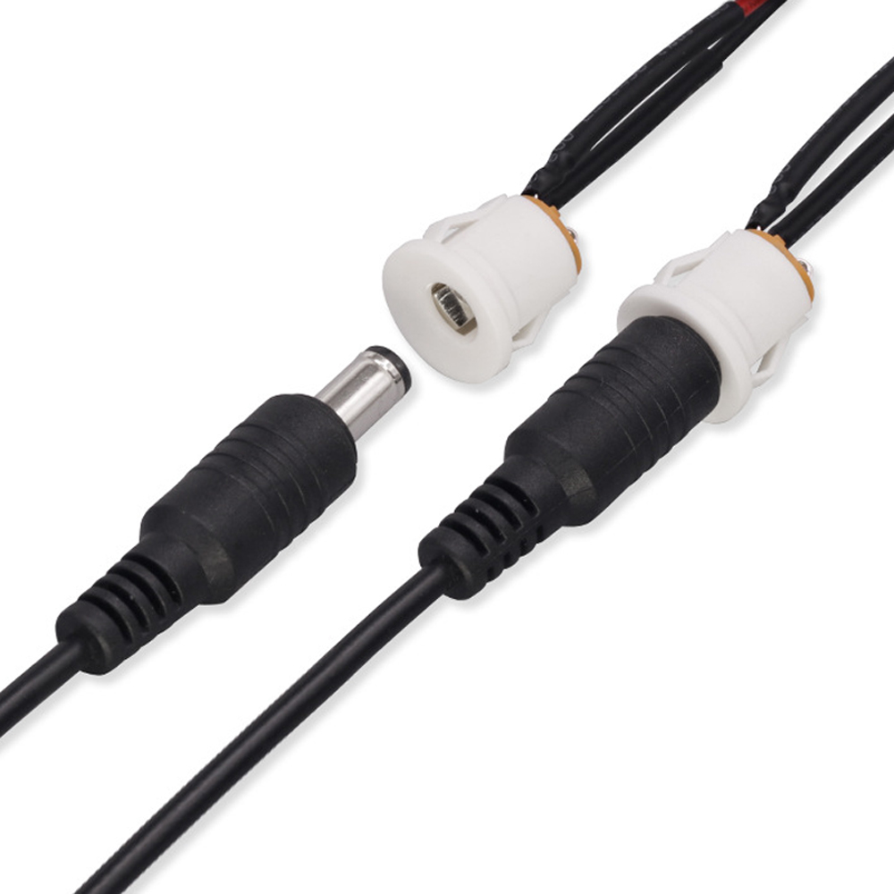 SM2.54-2P Terminal Wire Card Type DC022 5521 5525 Female Connector Red and Black Wiring Harness (5)