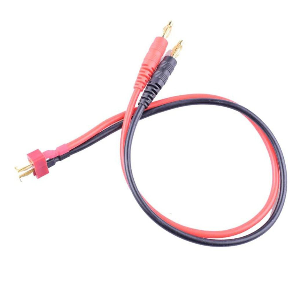 T Plug to 4.0mm Banana Head Charging Cable Model Aircraft for B6 B6AC Lithium Battery Wire (2)