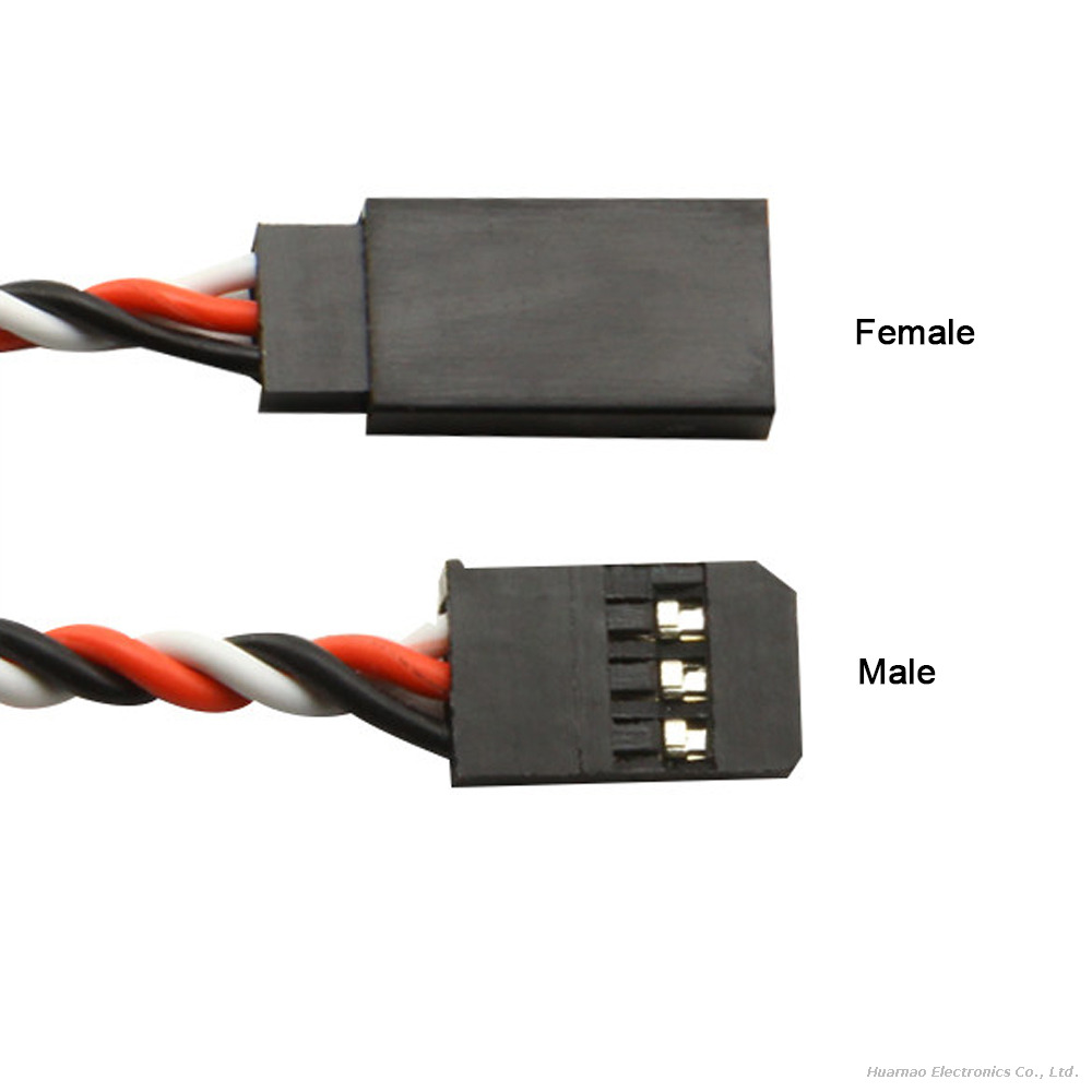 Servo Extension Twisted Cable Male To Female Anti-Interference Wire 30/60 Cores 150mm Connection Cable Assembly