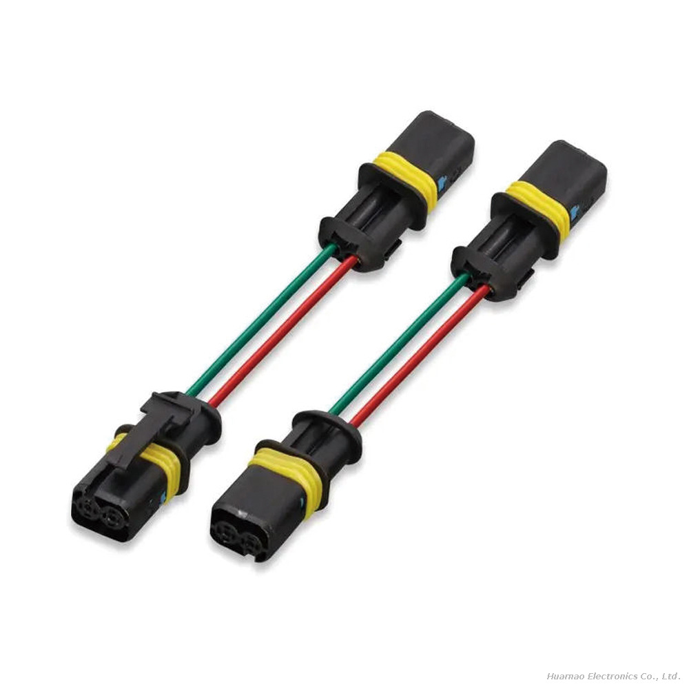 DJ7028A-1.5-21 Terminal Wire 2Pin Plug Connection Cable Automotive Motor Wiring Harness