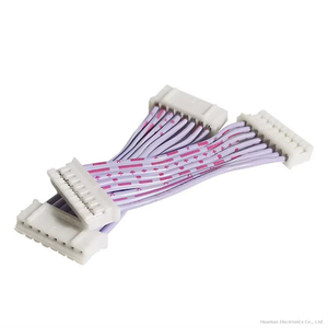 PH2.0 Red and White Parellel Cable Double-Ended Same Direction 8Pin Terminal Electronic Connector Wire