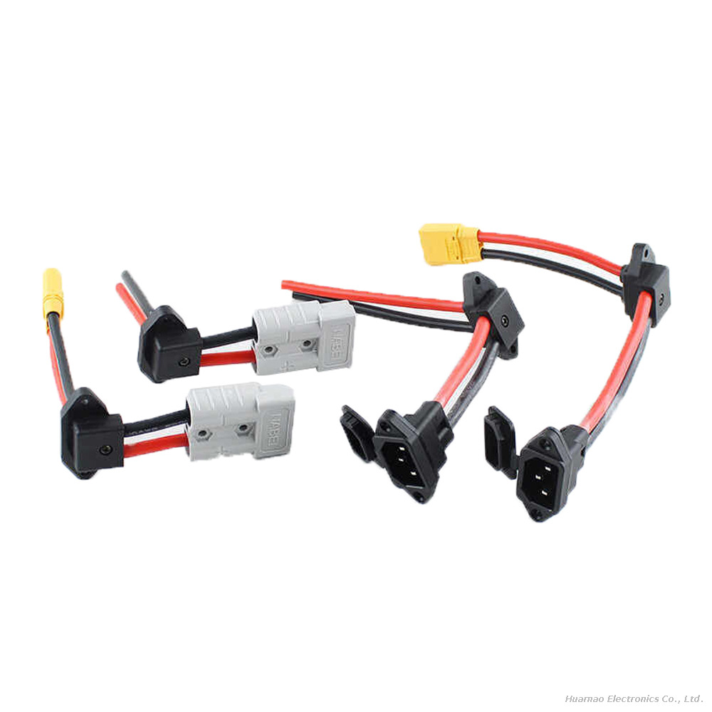 50A Lithium Battery Charging Cable To XT90 Plug Connector Electric Vehicle Charging Socket Cable Assembly