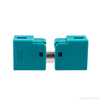 FAKRA Female Head Connector Teal Automotive RF Coaxial Adapter