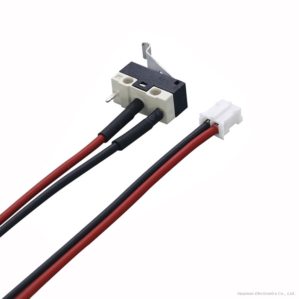 PH2.0 2P Terminal Wire Micro Switch Connector Cable 1007 22AWG Meat Grinder Home Appliance Wiring Harness