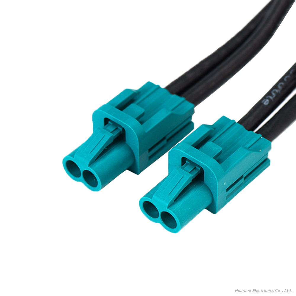 FAKRA RF Automobile Connector Cable Male To Female Electronic Components Communication Antenna Wiring Harness