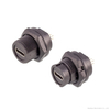 Type C Waterproof IP67 Male To Female Back Mount Receptacle Overmolded Cable
