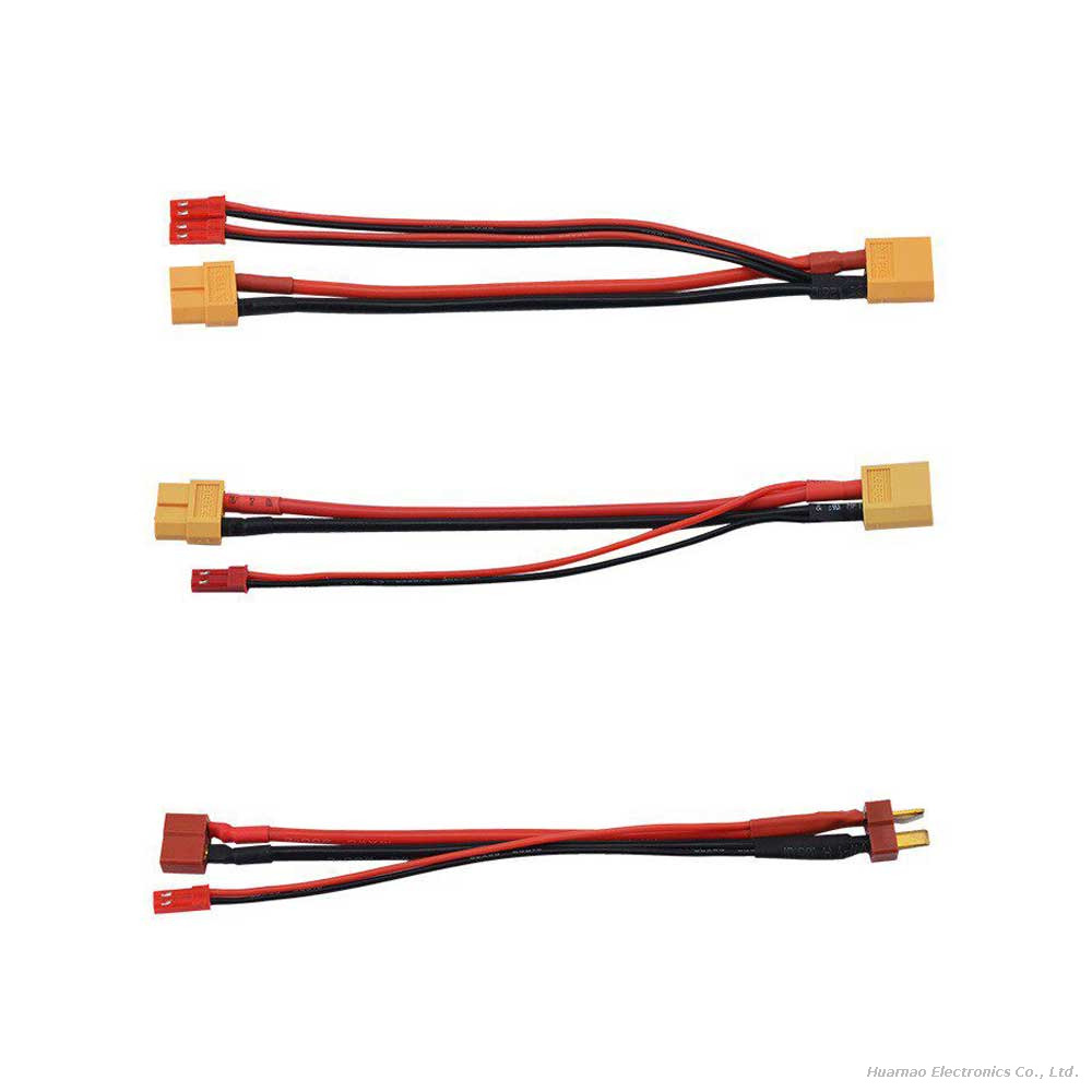 XT60 To JST SYP 2-Pin Power Take-off Cable Flexible Silicone Wire for RC Aircraft/Car Lighting Equipment