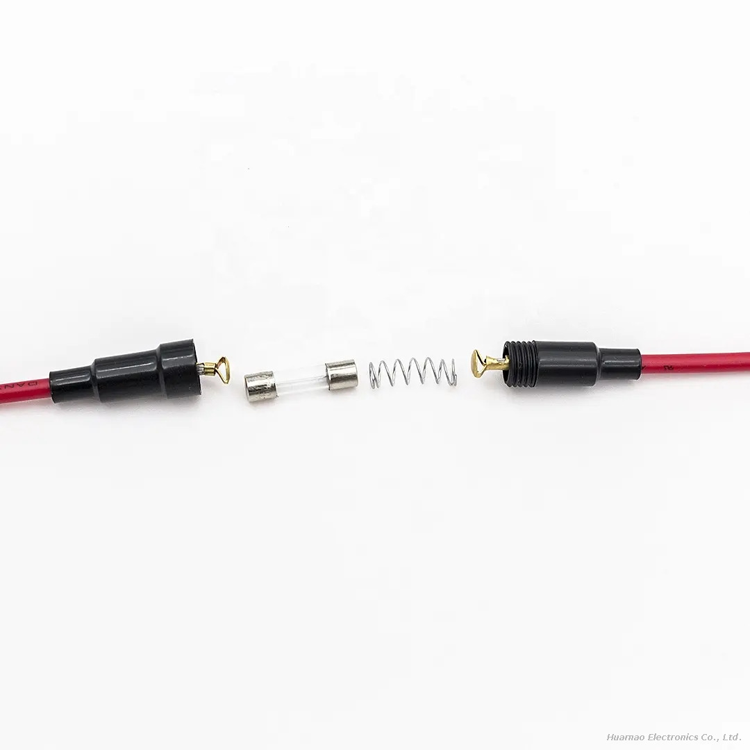 5*20mm 6*30mm 10A 15A 250V Screw-on Inline Fuse Holder