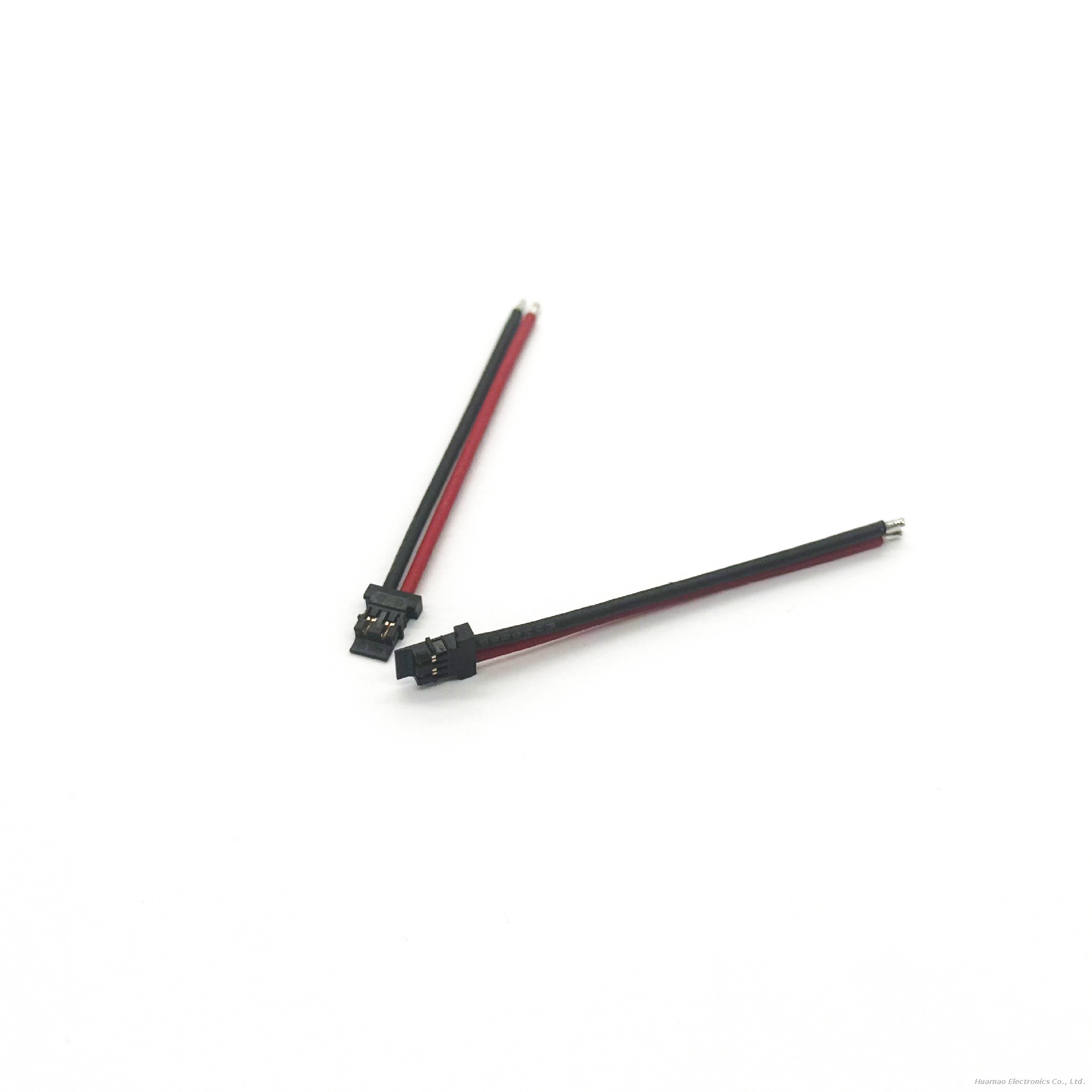 Molex 2082982021 1.80mm Pitch Pico-Ezmate Hc Receptacle Housing Single Row 2 Circuits Black Cable Assembly Wire Harness for Motor Electromechanical Connection
