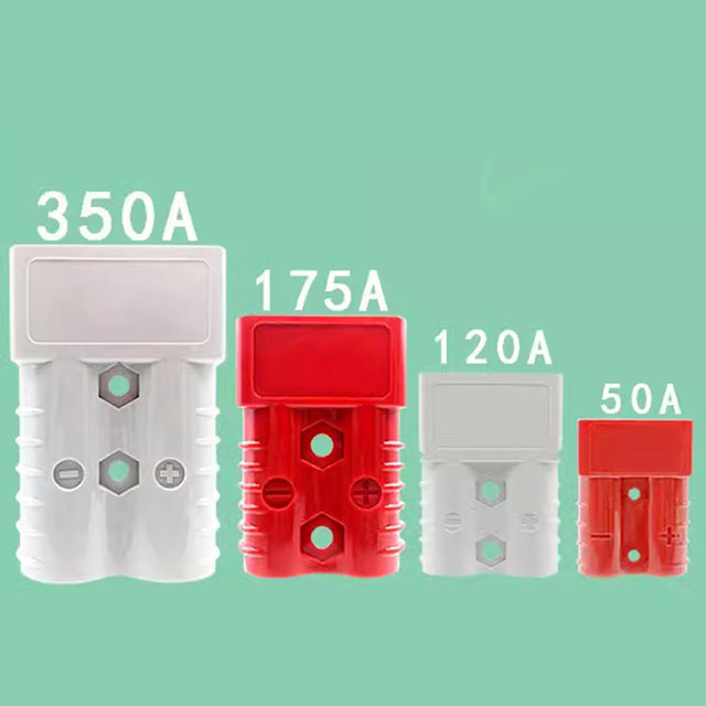 Anderson Plug 50A120A175A350A Socket Forklift High Current Connector Charging Port Connector