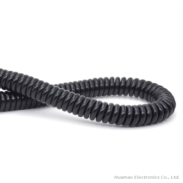 Spiral Cable 2-10 Core PVC PU Flexible Stranded Wire Electric Cable