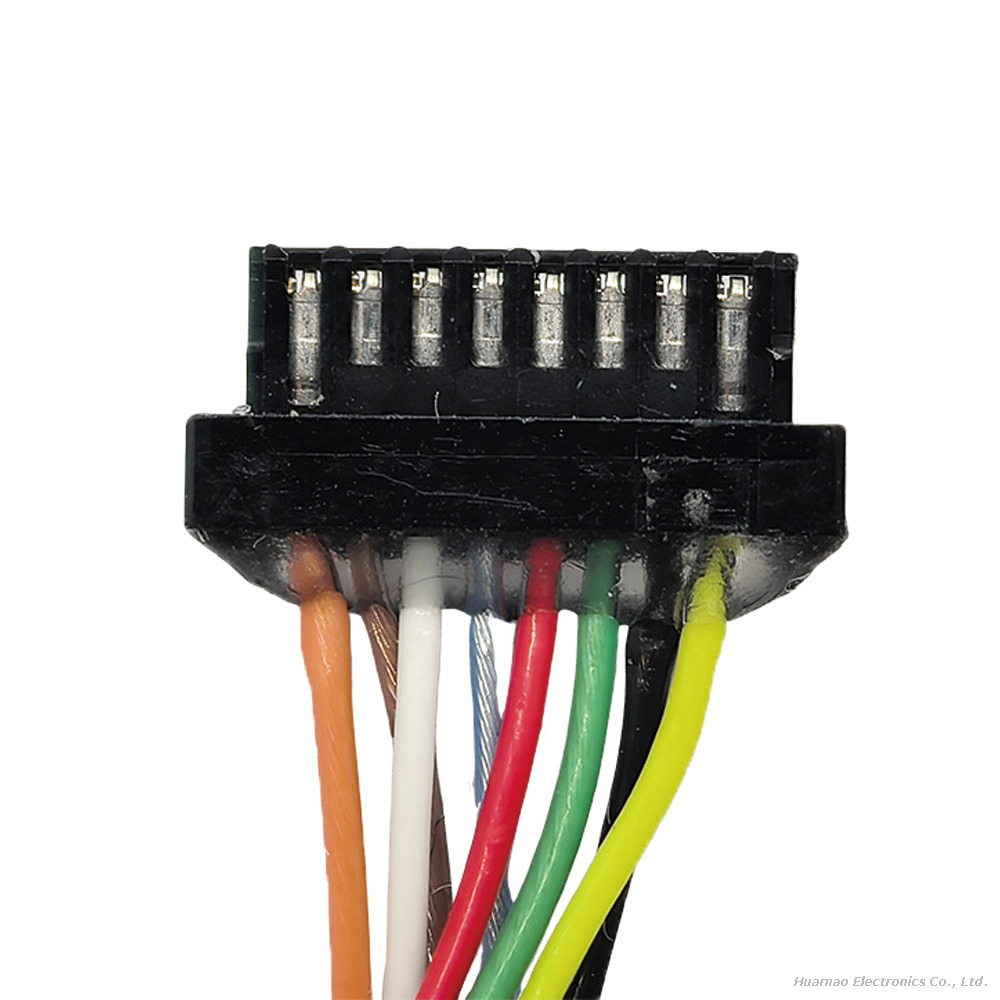 Custom DF53-6P-0.6H 0.6mm Pitch IDC Cable Plug Connector Terminal Wire Harness