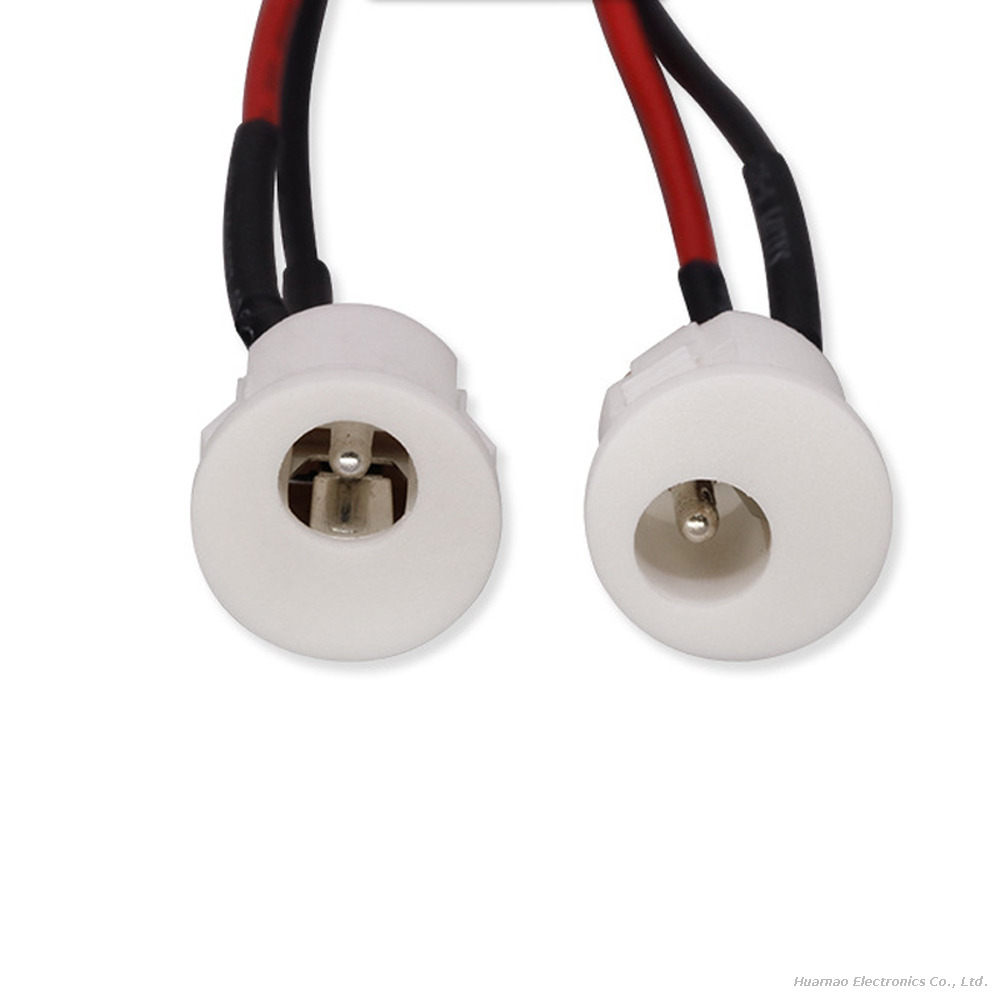 SM2.54-2P Terminal Wire Card Type DC022 5521 5525 Female Connector Red And Black Wiring Harness