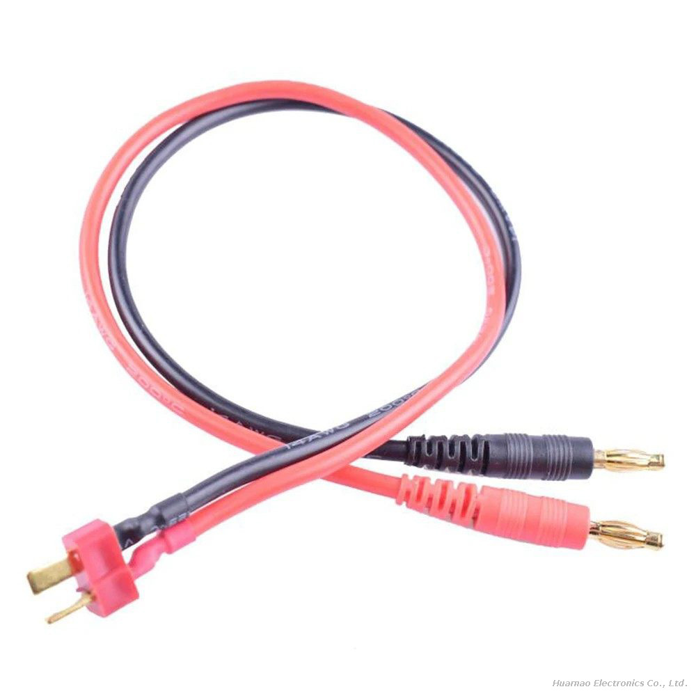 T Plug To 4.0mm Banana Head Charging Cable Model Aircraft for B6 B6AC Lithium Battery Wire