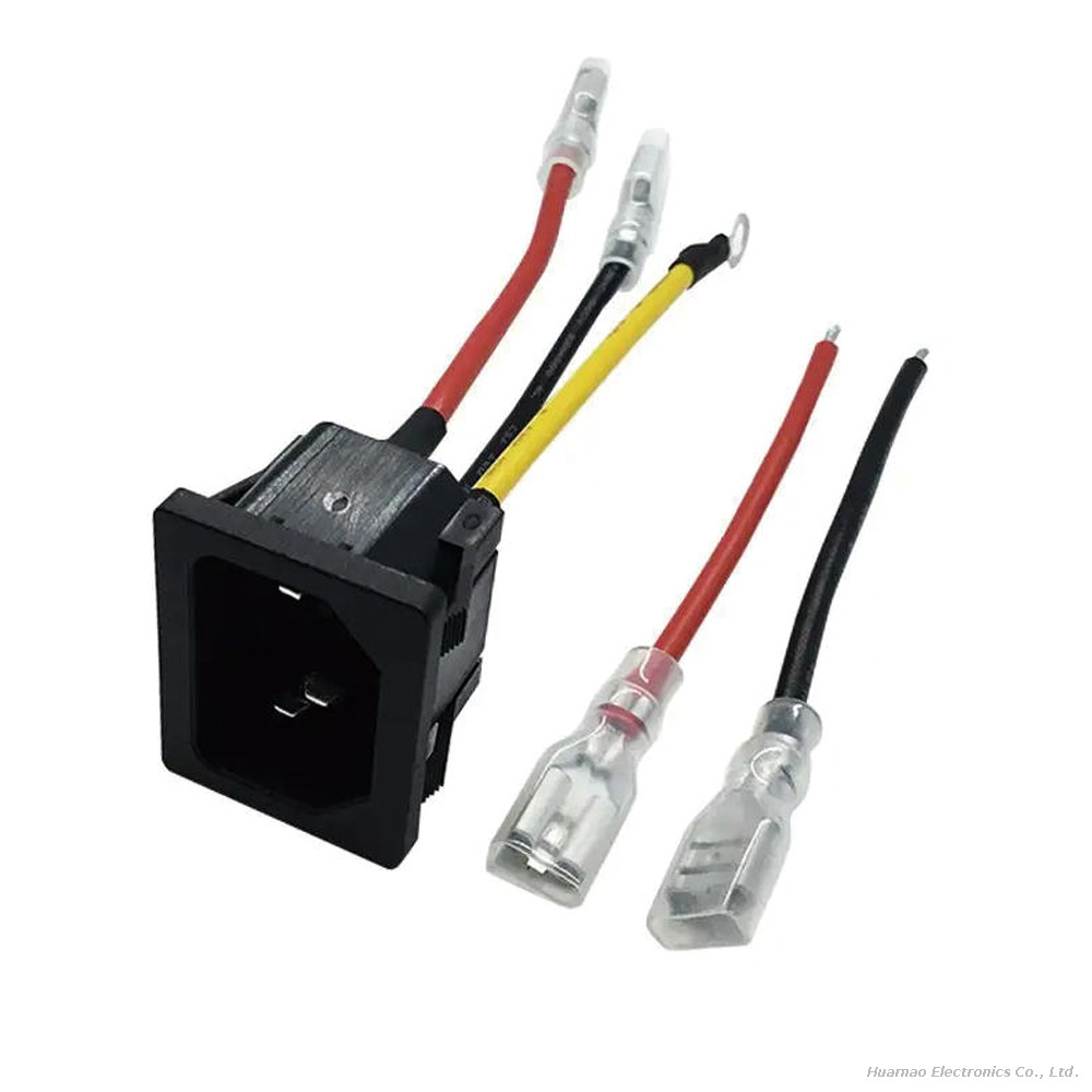 4.8-187 Spring With Lock Terminal Wire DC Plug Connection Cable for Electric Vehicle Charging Port Socket