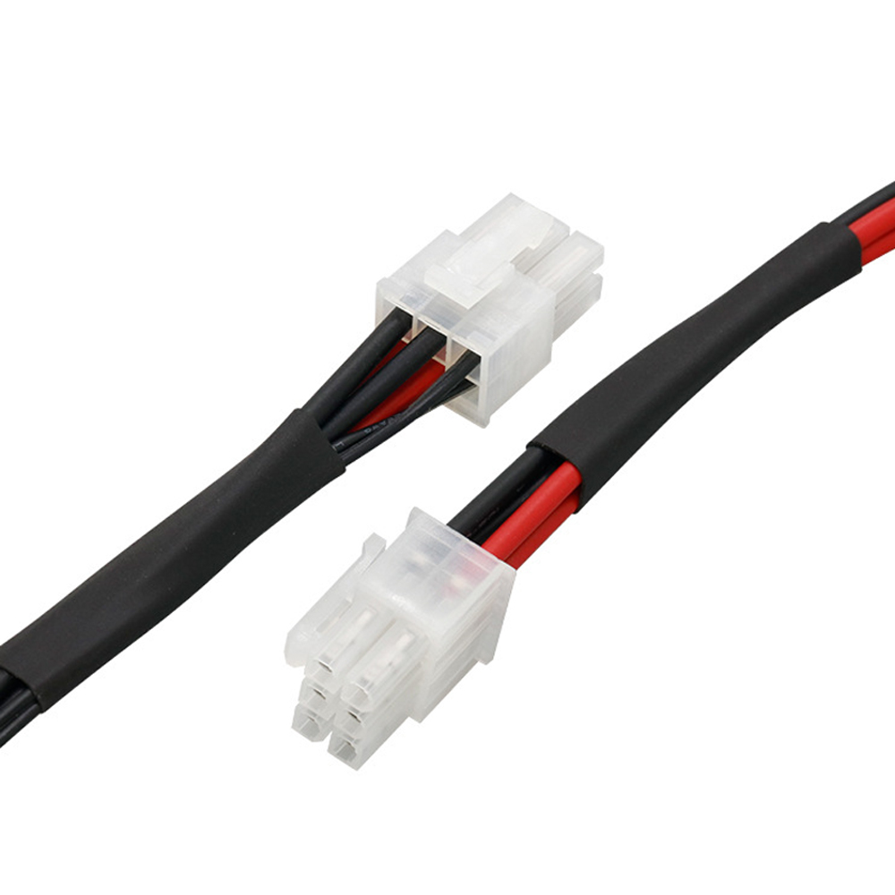 Molex 5557-06R-210 to 4.8 Crimp Terminal Wire 187 Cable With Transparent Sheath (3)