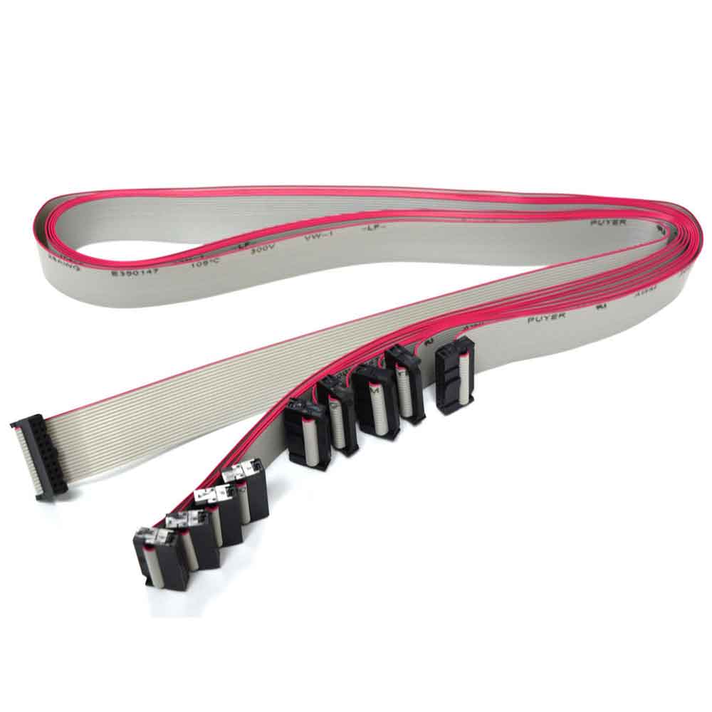 IDC 2.54-10P Red Edge Gray Cable 40P Motor Gray Cable Syringe Pump Connection Wire (4)