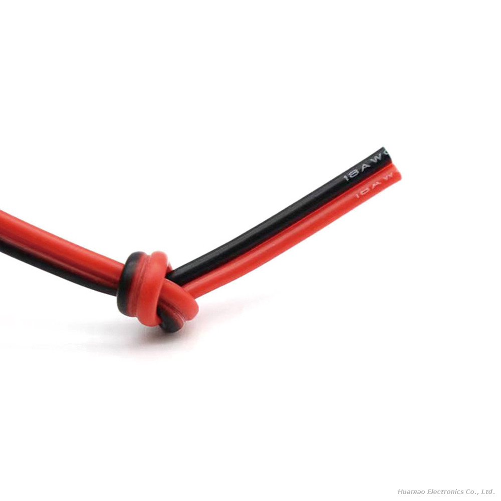 Flexible Silicone Bonded Cable 10/12/14/16/18/20/22/24AWG Electrical Wire