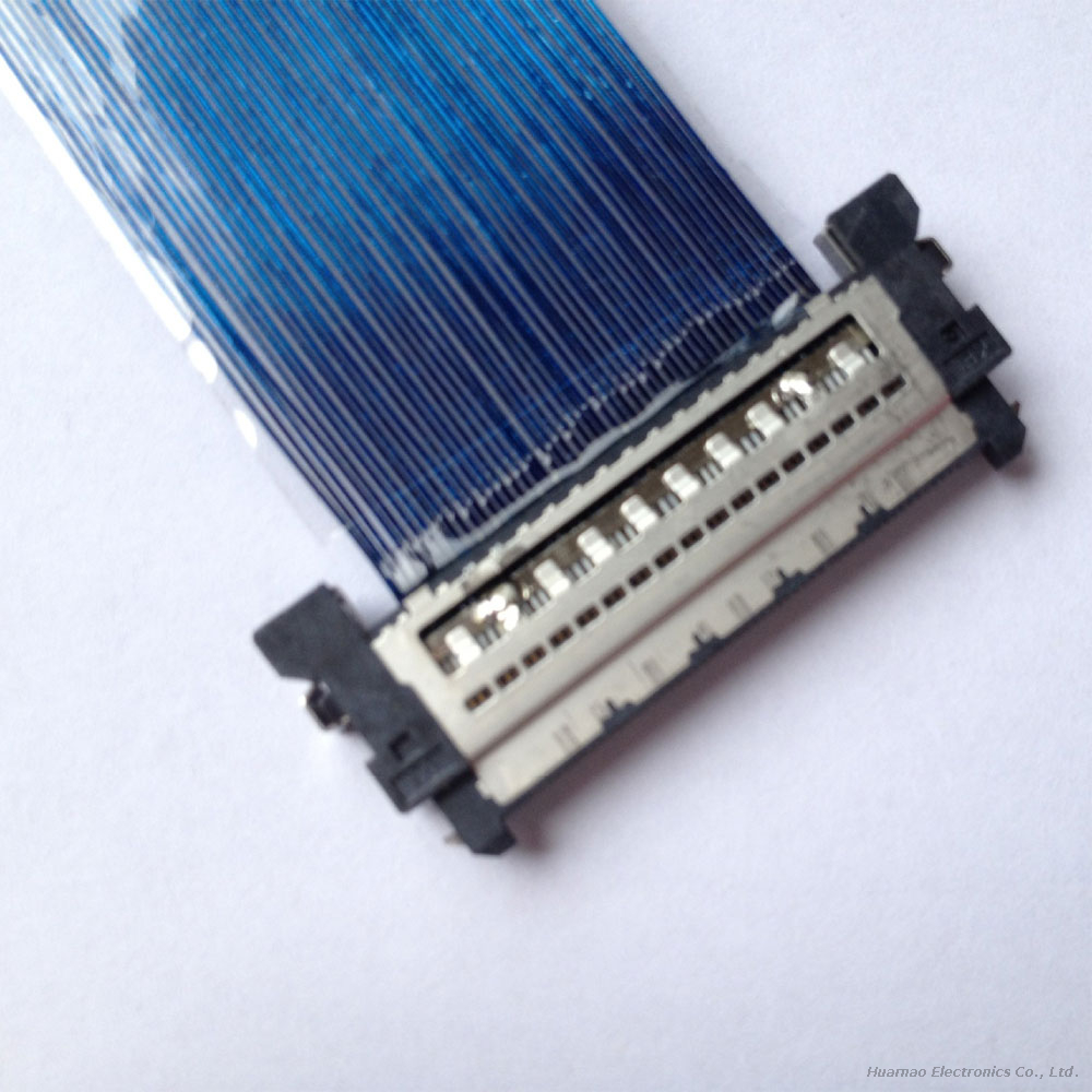 KEL TMC01-51S V-By-One EPD shielded cable 51pin 40 coaxial LVDS cable with lock