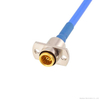 BMA-KFB3 Female 2-Hole Flange To SMA Right Angle Male RG402 Semi-Flex RF Coaxial Cable