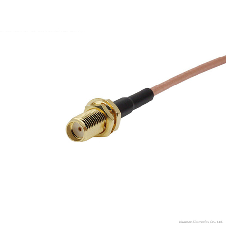 MMCX-JW To SMA-K Male And Female RF Coaxial Adapter Cable Elbow Connector Wire Harness