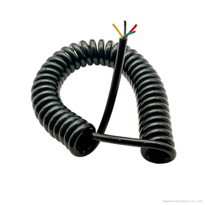 Customized High Tensile Strength TPU Enameled Wire Spring Power Cable