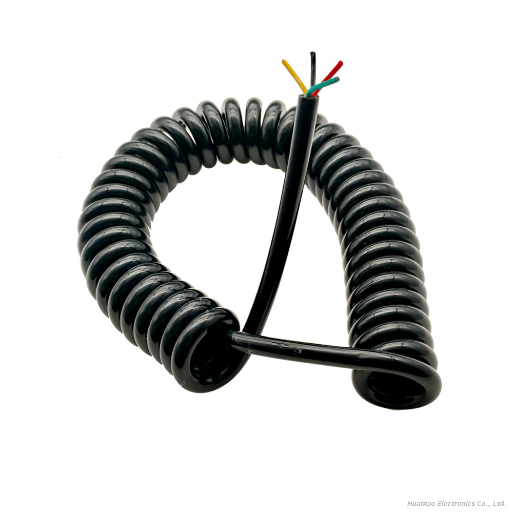 Customized High Tensile Strength TPU Enameled Wire Spring Power Cable