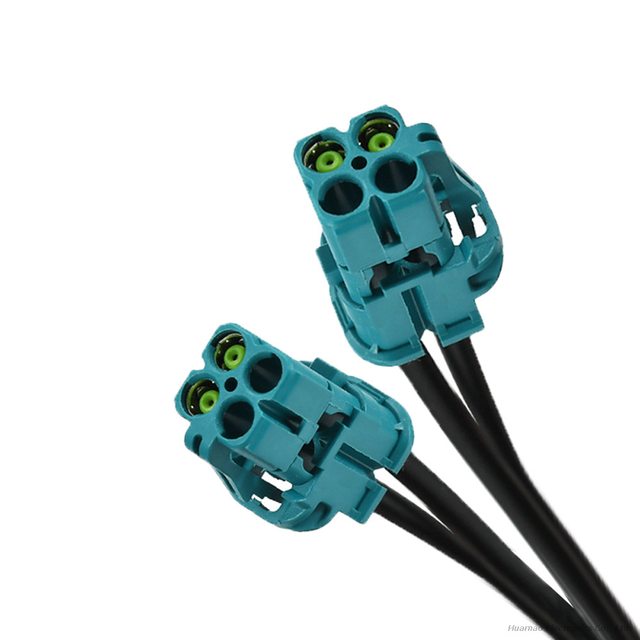 TE 2298721-9 Connector Wire Harness Mini Fakra 4 in 1 for BYD Automotive Reversing Camera Cable Assembly