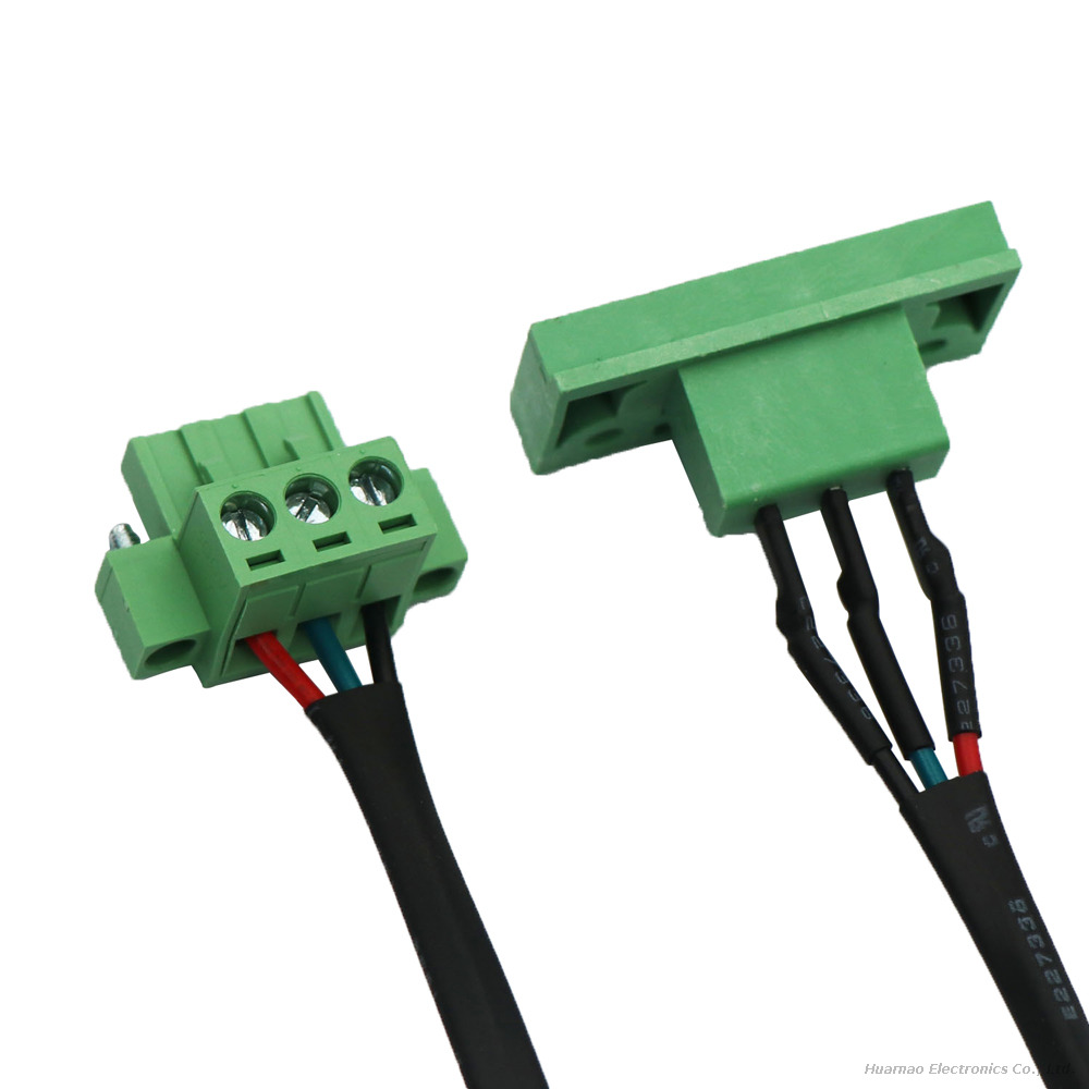 5.08mm Pluggable Terminal Block Male And Female Connector 2-12P Wire Harness