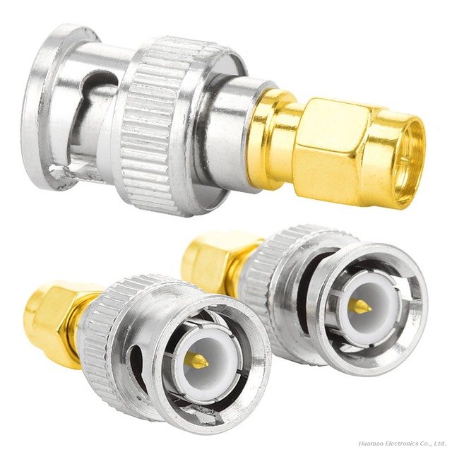 Coaxial BNC Male To SMA Female Adapter BNC/SMA RF Signal Conversion Joint