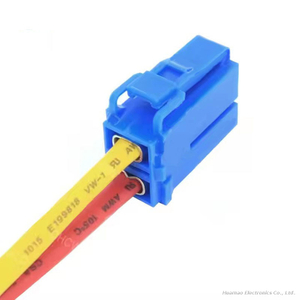 YAZAKI 7123-4129-90 2-pin Female Blue Connector Automotive Wire Harness