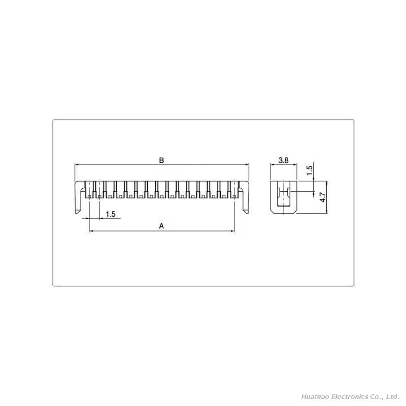 Jst ZND Series 1.5mm Pitch Connector Wire To Wire Connector Wire Harness