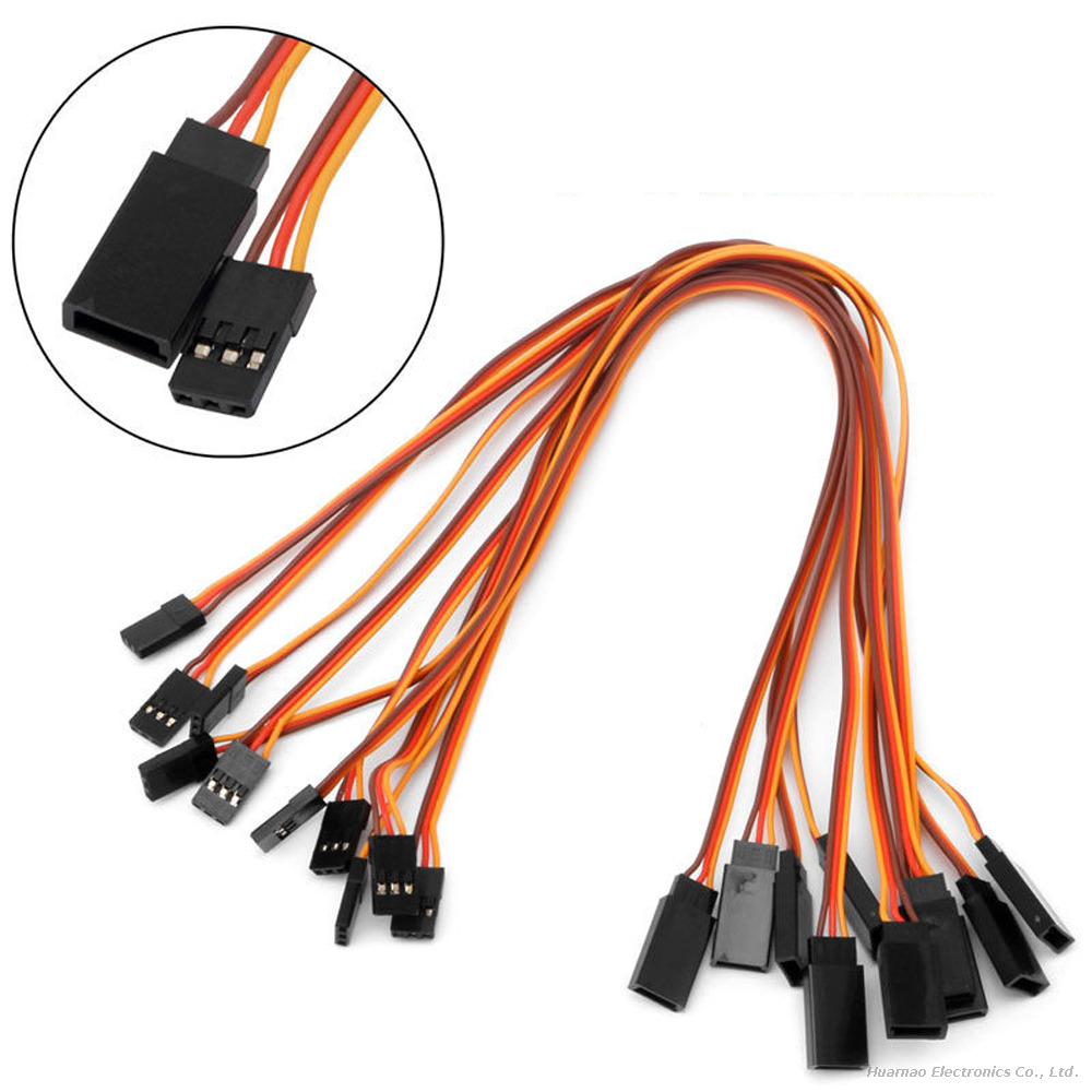 Servo Extension Cable Futaba JR Plug 30/60 Cores Bonded Cable for Drone ESC Receiver Signal Extension Wire