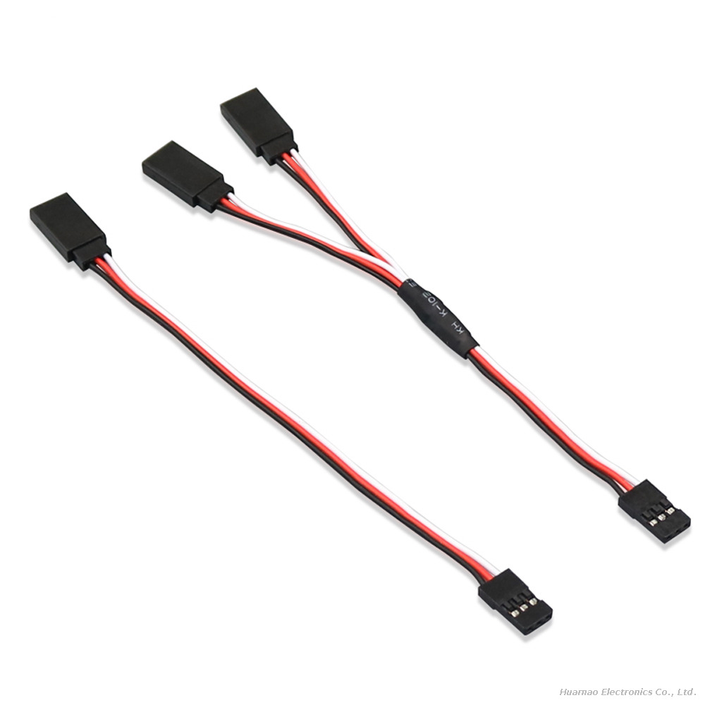 Steering Gear Extension Wire Remote Control Y Servo Extension Cord Cable for RC Car Helicopter