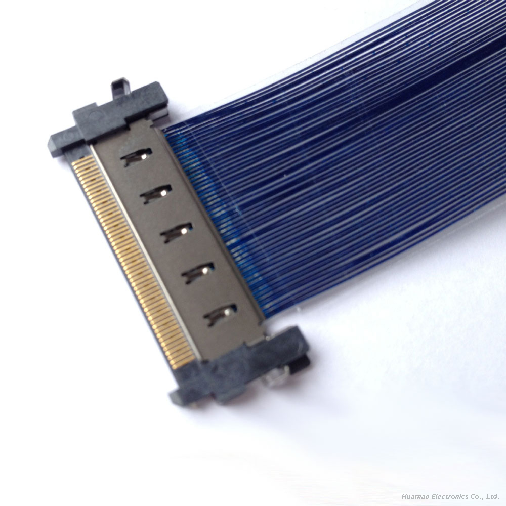 KEL TMC01-51S V-By-One EPD shielded cable 51pin 40 coaxial LVDS cable with lock