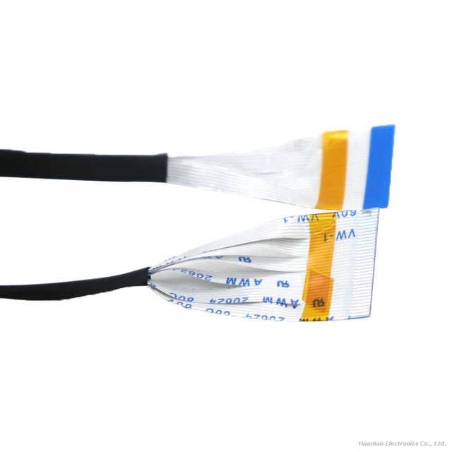 FFC Flexible Flat Parellel Cable 0.5mm 22P 24P 26P 30P 40P Acetate Cloth FPC Cable