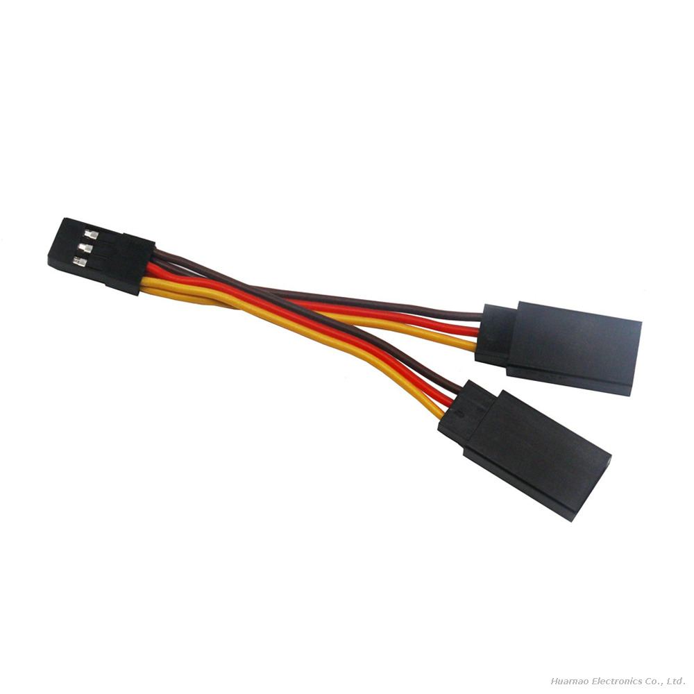 Servo Extension Cable JR FUTABA Bonded Cable 1 To 2Y Harness Leads Splitter Wire