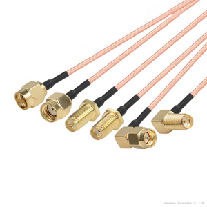 Gold Plated SMA Antenna Extension Cable - Flexible RF Coax Pigtail for WiFi Router