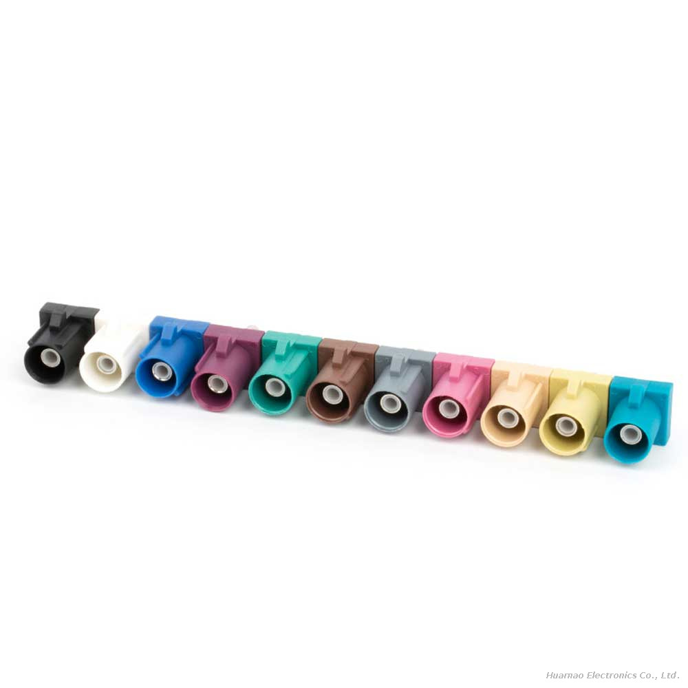 FAKRA-J-1.5 Male Automotive Connector 50-1.5 Wire for GPS Navigation & Communication Systems