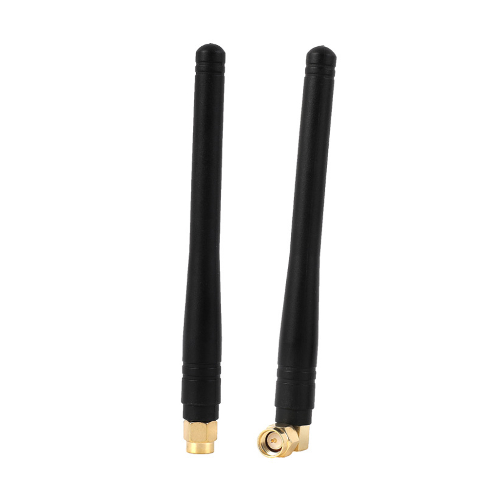 SMA-J Male Screw Inner Needle Elbow Antenna 2.4G Glue Stick Antenna for WiFi Router (3)