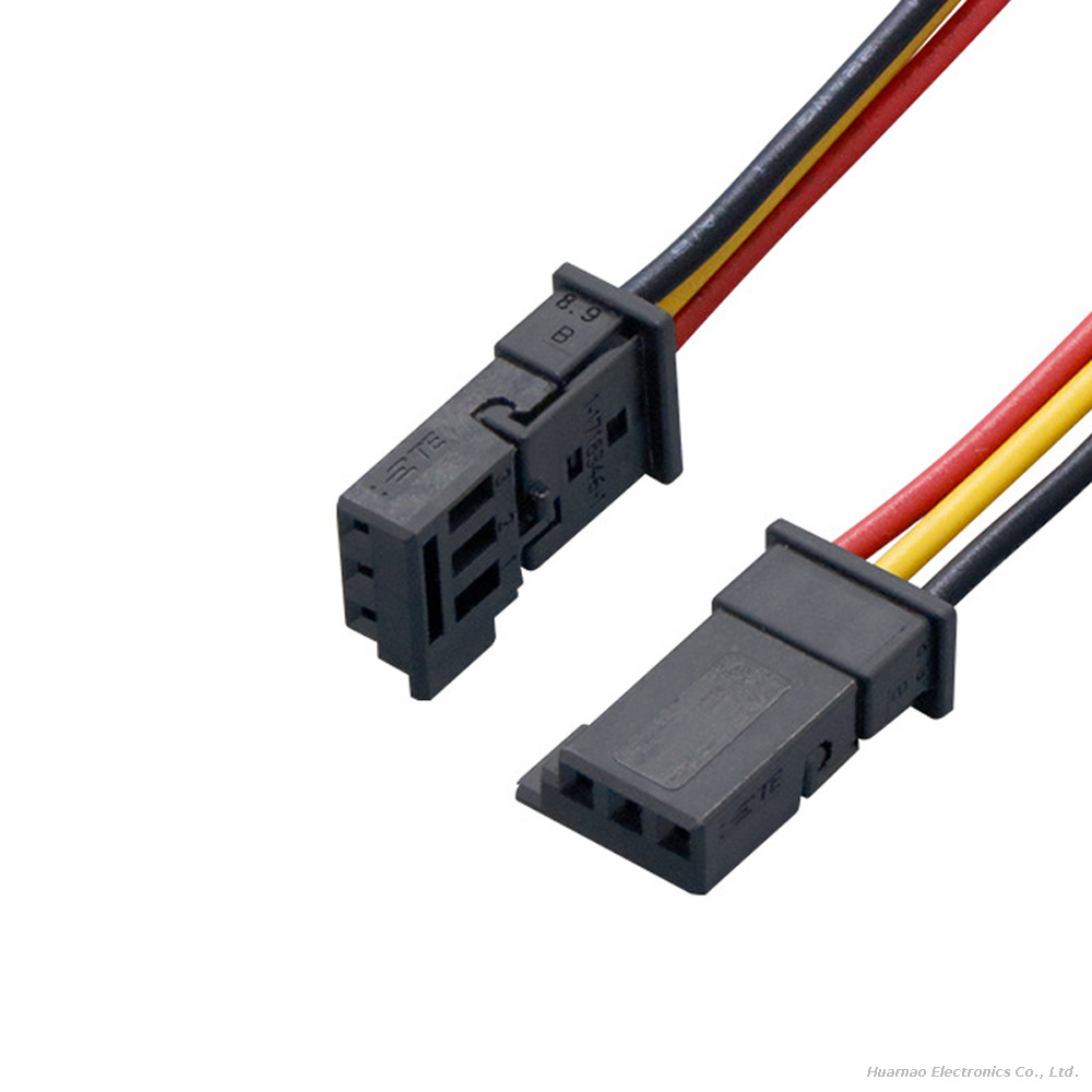 TE 1-1718346-1 3P Auto Terminal Loom Vehicle Door Interior Electrical Connection Wire