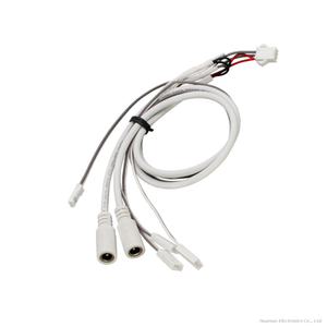 LED Light Power Adapter Cable SM2.54 To DC5521 Without Lock SYP-2P White Terminal Harness